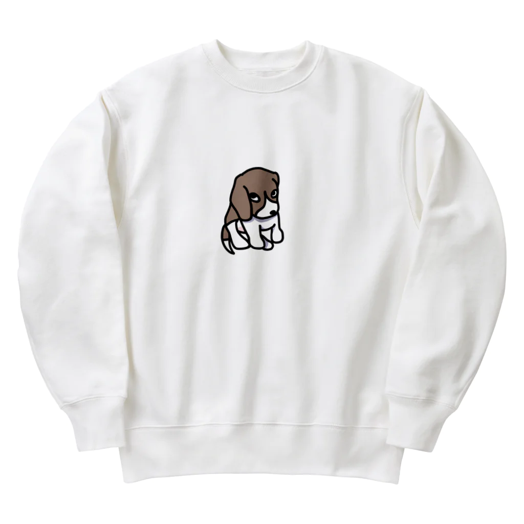 ハチワレのビーグル　 Heavyweight Crew Neck Sweatshirt