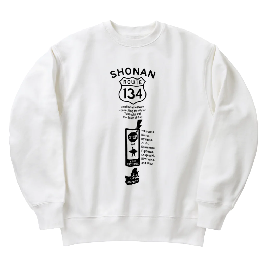 boldandnewのR134_No.001_BK Heavyweight Crew Neck Sweatshirt