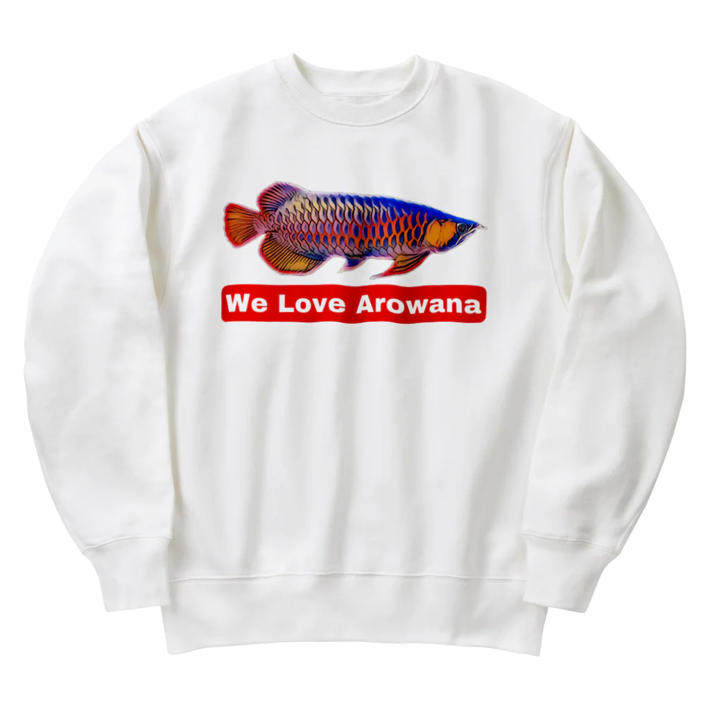 【BOWZ】RAリックアッガイのレッドアロワナ　タイプ2 by RA Heavyweight Crew Neck Sweatshirt