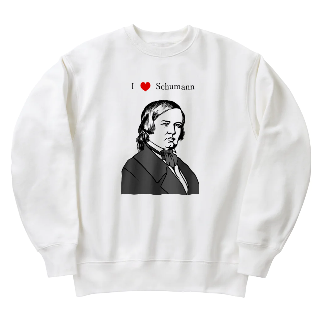 Takapi LaboratoryのSchumann シューマン先生 Heavyweight Crew Neck Sweatshirt