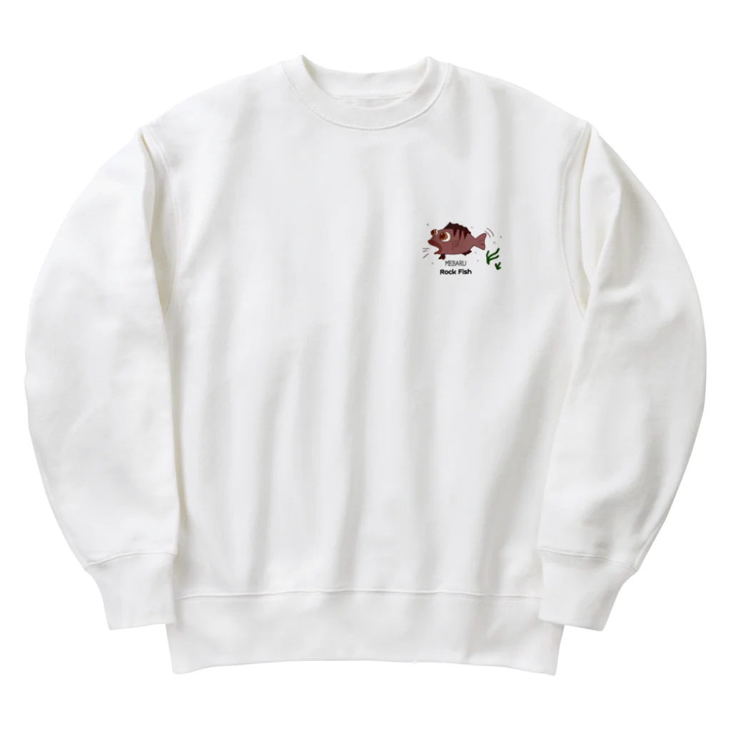 ほっこりのめばるくん2 Heavyweight Crew Neck Sweatshirt