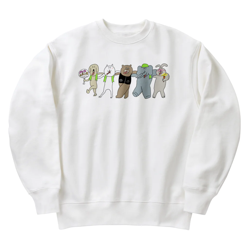 けちゃっぷごはんのお店の夏フェスモードのベロだし☆フレンズ Heavyweight Crew Neck Sweatshirt