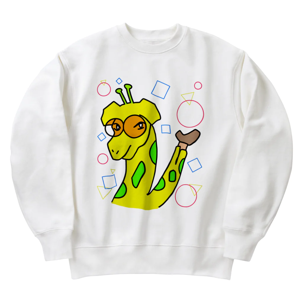 greetenのメガネきりん先生 Heavyweight Crew Neck Sweatshirt