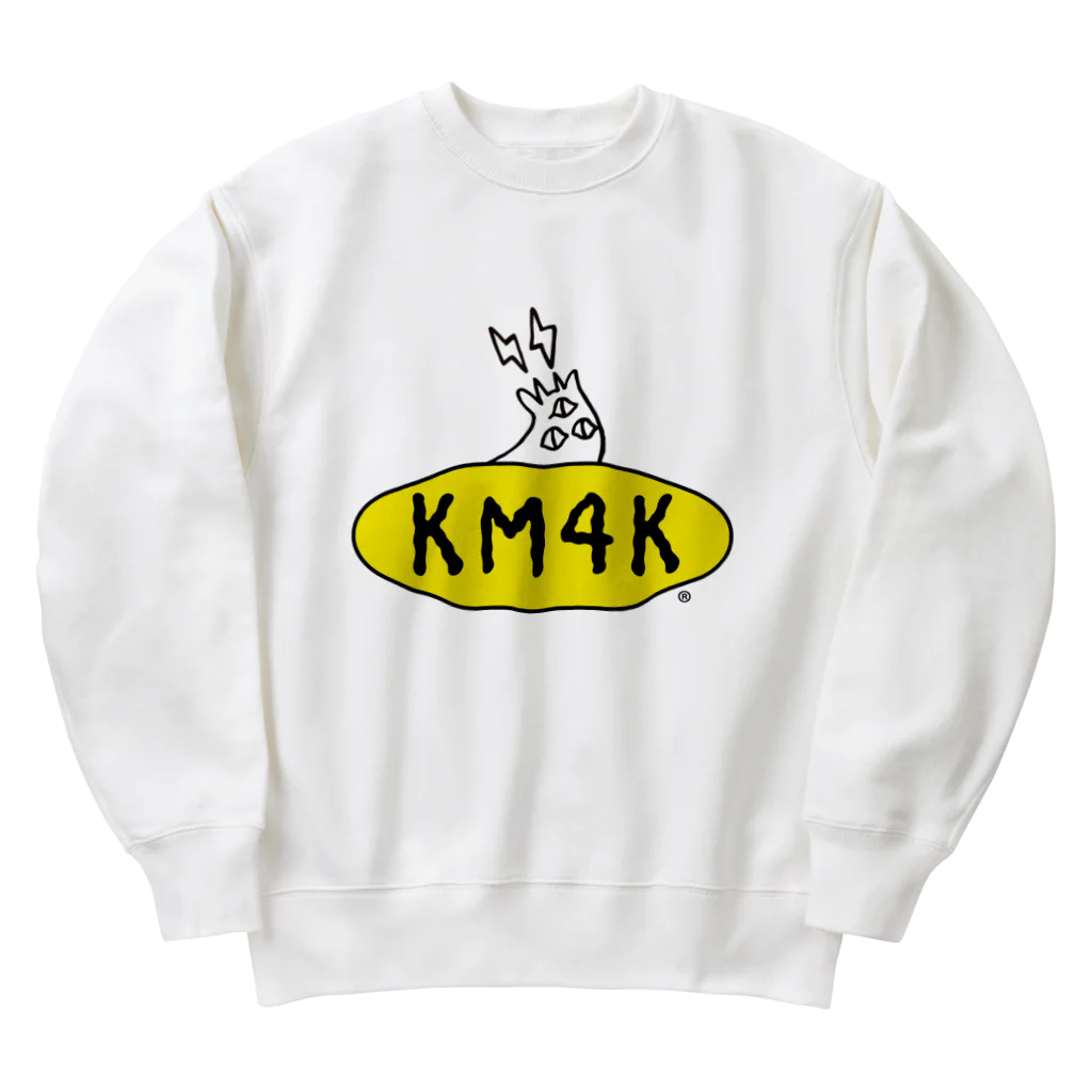 KM4K SUZURI 店のKM4Kちゃん Heavyweight Crew Neck Sweatshirt