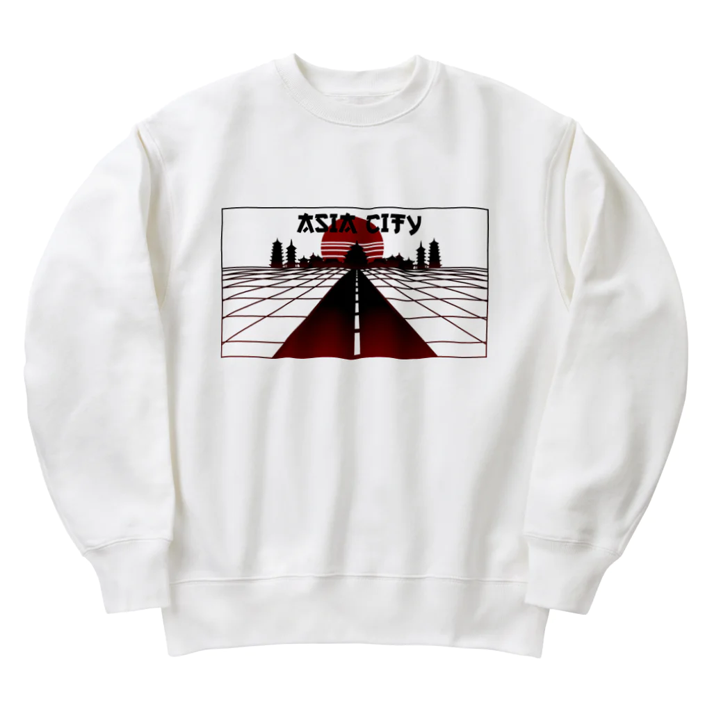 中華呪術堂（チャイナマジックホール）の vaporwave asiacity  Heavyweight Crew Neck Sweatshirt