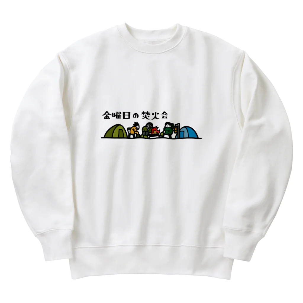 金曜日の焚火会の金曜日の焚火会オリジナル Heavyweight Crew Neck Sweatshirt