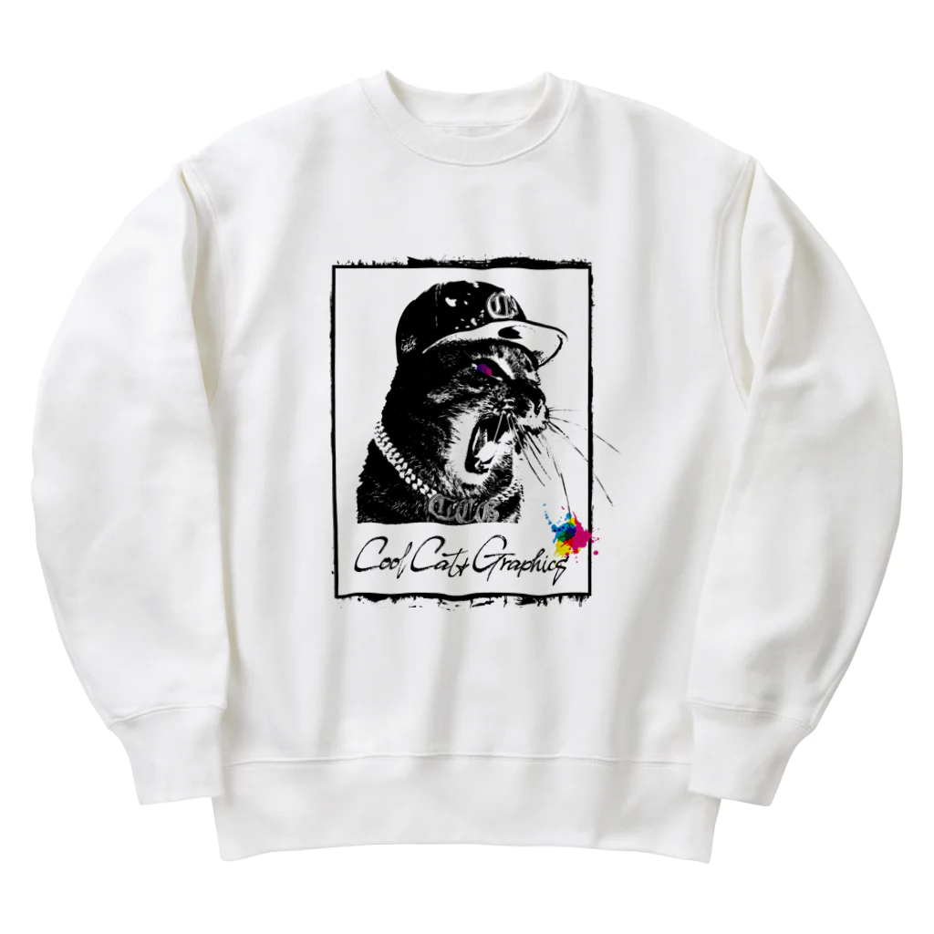 COOL CAT★GRAPHICSのCOOL CAT★GRAPHICS　CCG-003　HIPHOPバージョン Heavyweight Crew Neck Sweatshirt