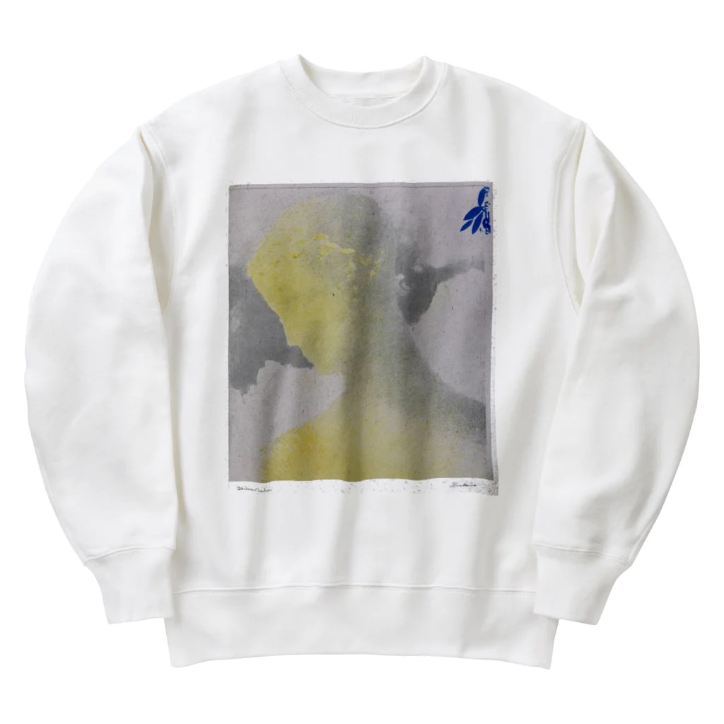 PALA's SHOP　cool、シュール、古風、和風、のBeatrice, Odilon Redon, 1897 Heavyweight Crew Neck Sweatshirt