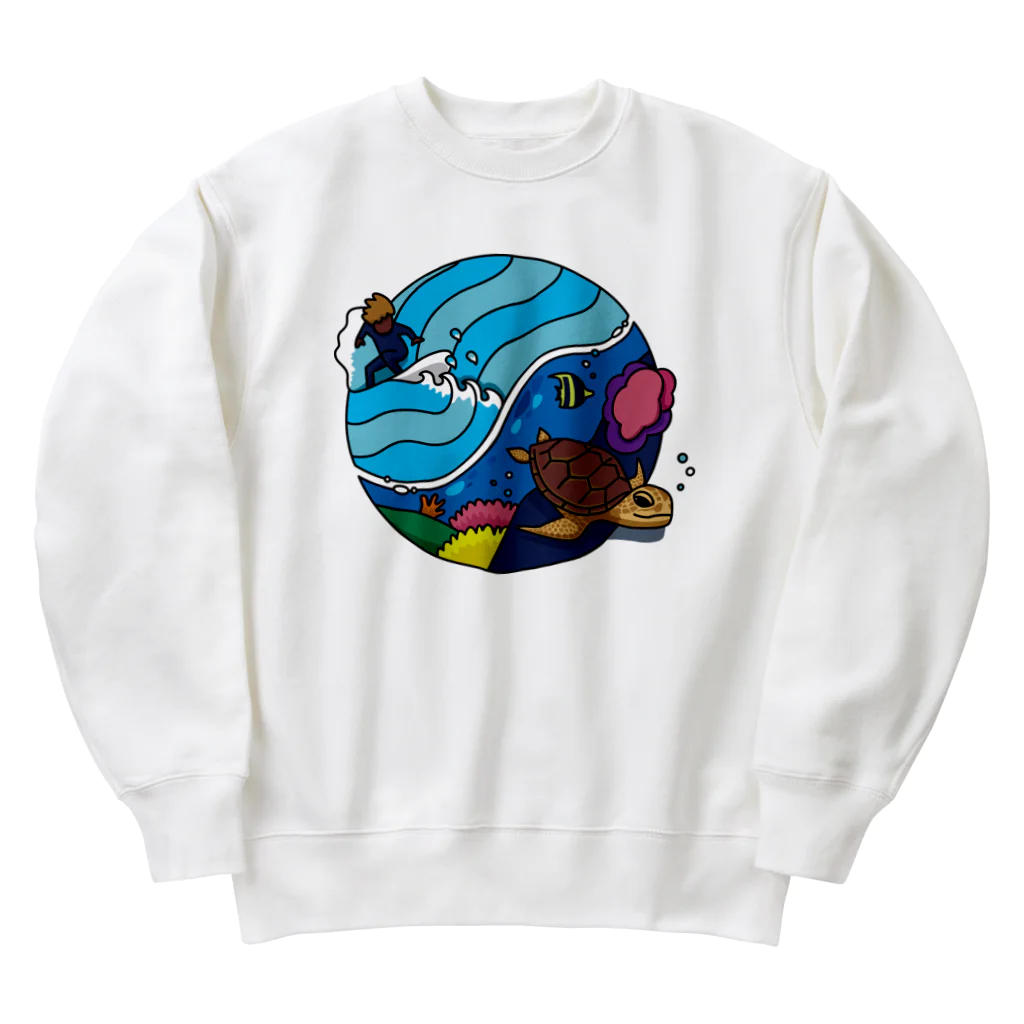 8anna storeのサーフandタートル！ Heavyweight Crew Neck Sweatshirt