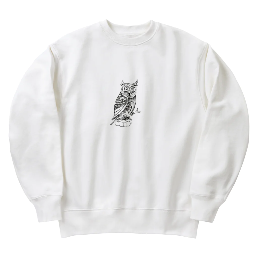 ORIGINAL のLuckyフクロウさん Heavyweight Crew Neck Sweatshirt