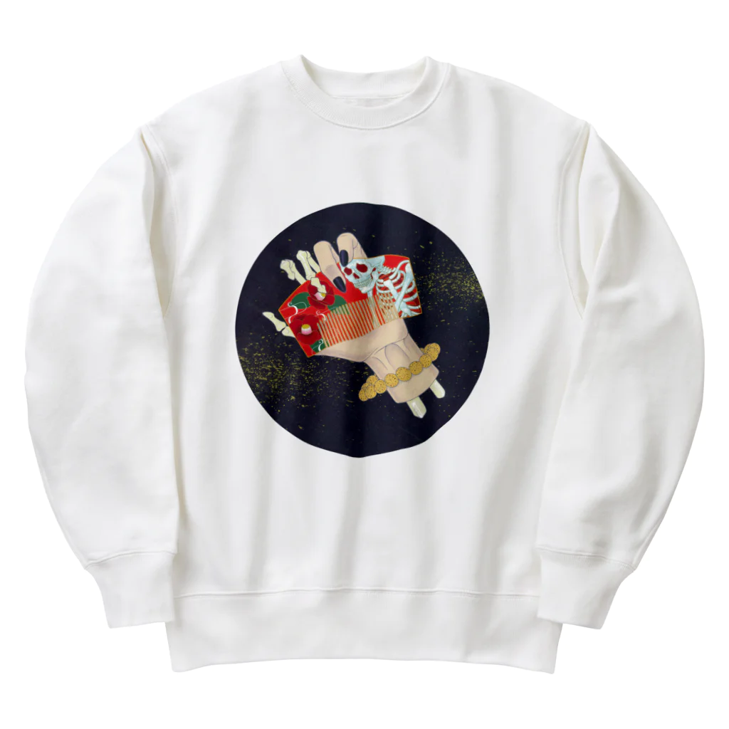 采-aya-の櫛 Heavyweight Crew Neck Sweatshirt