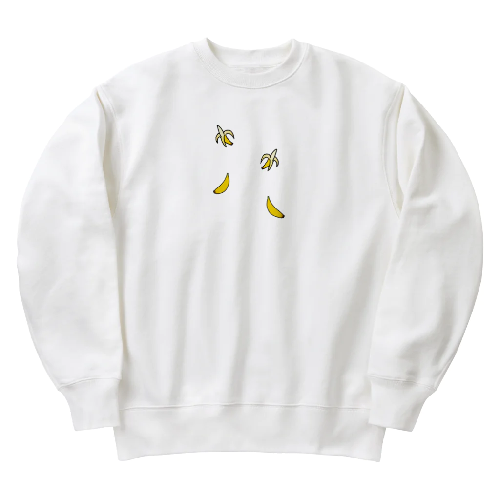 バナナ家のバナナ柄 Heavyweight Crew Neck Sweatshirt