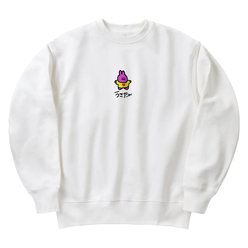 うさたん ( 二頭身うさぎ )のうさたんスウェット Heavyweight Crew Neck Sweatshirt