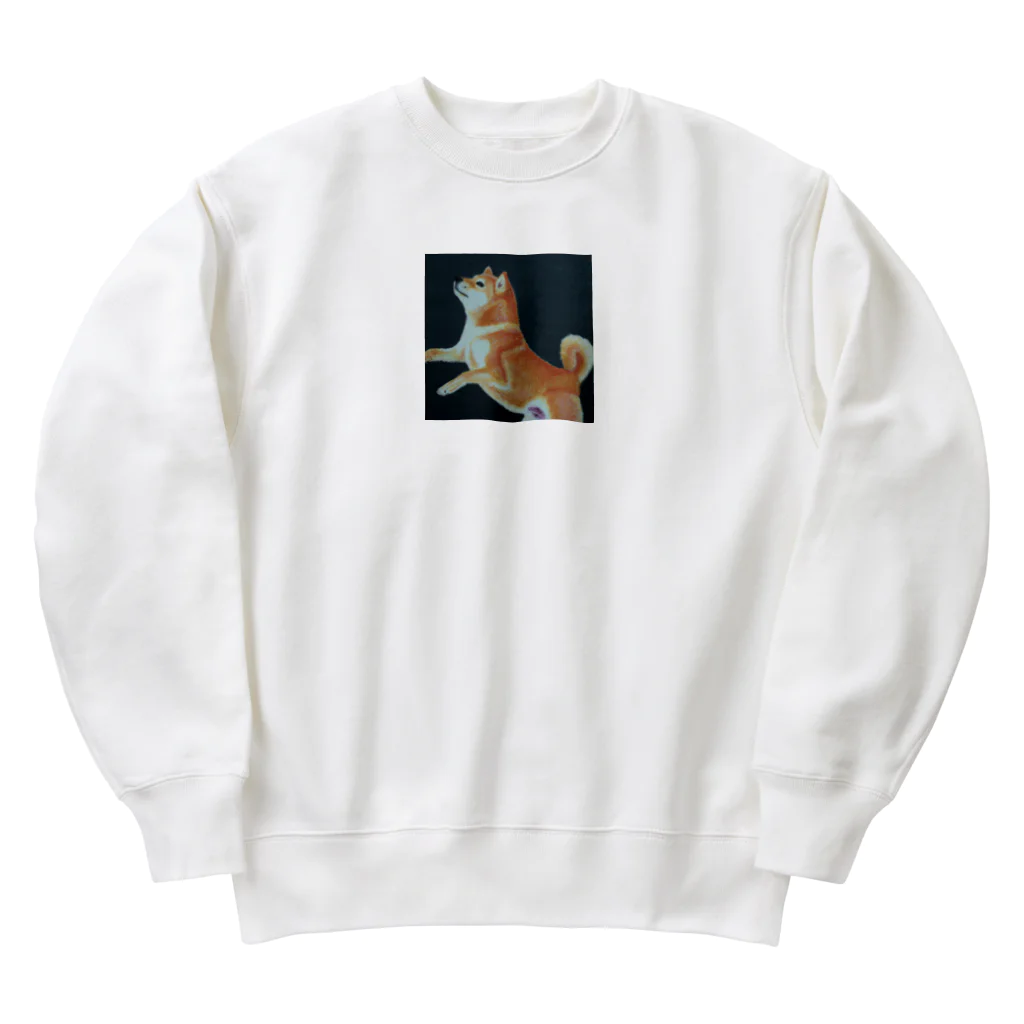 Shibainuteikokuの踊る柴犬 Heavyweight Crew Neck Sweatshirt