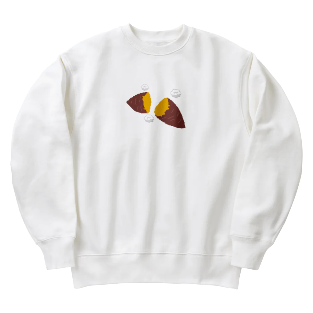 ましゅーーーーーーストアのドット絵さつまいも Heavyweight Crew Neck Sweatshirt