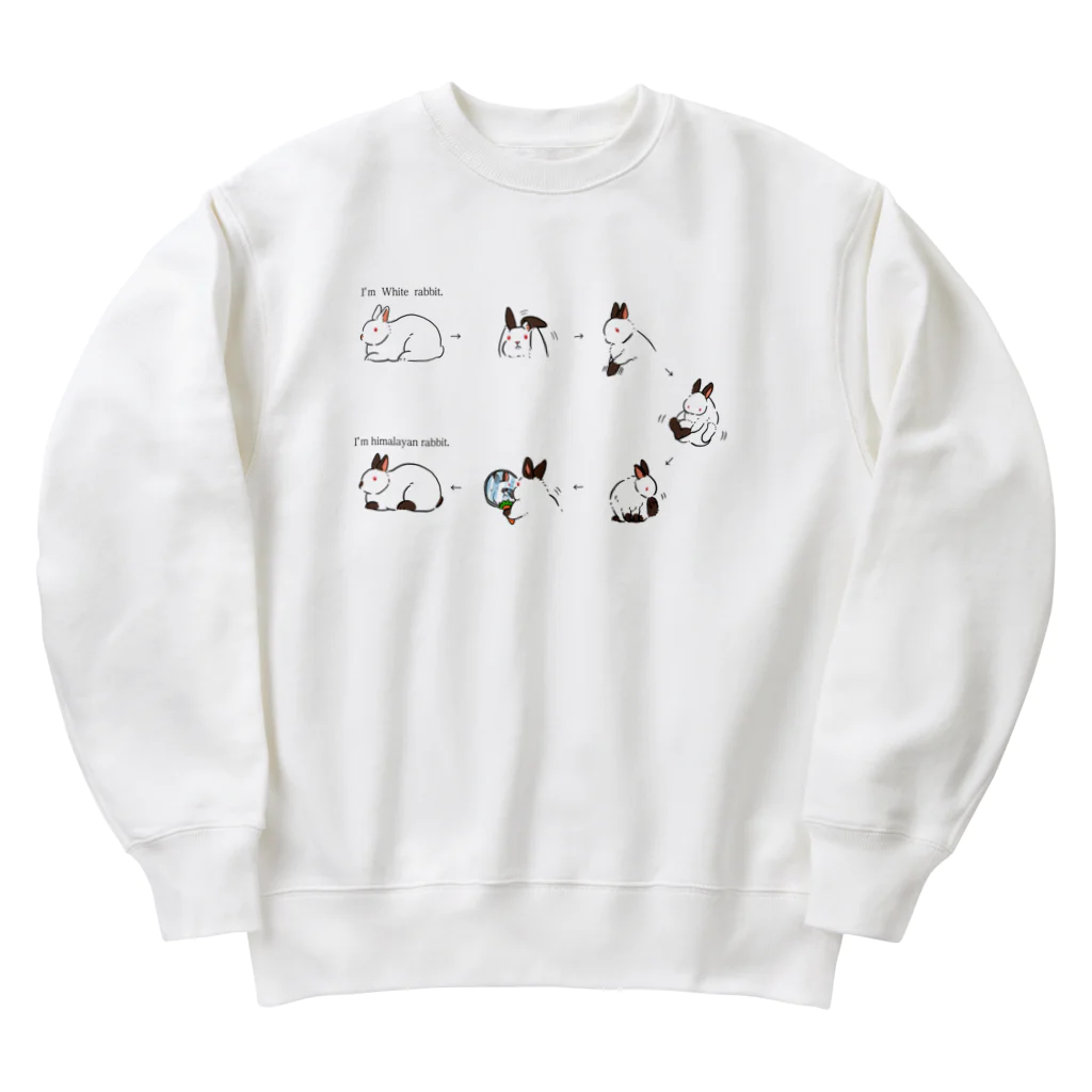 スタジオレッキスの白うさぎからヒマラヤンに変身！ Heavyweight Crew Neck Sweatshirt