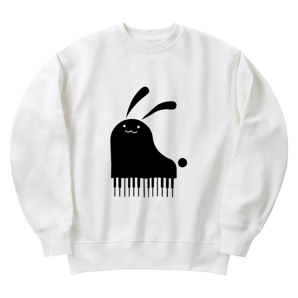 幸うさ.comのピアノ Heavyweight Crew Neck Sweatshirt