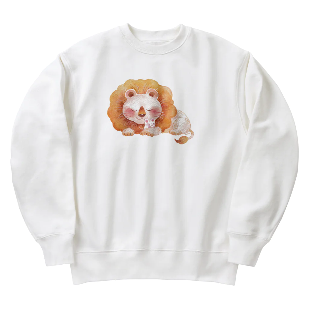 Yukie Shiratori (しらとり ゆきえ)のおやすみ、ライオン君とネズミ君 Heavyweight Crew Neck Sweatshirt