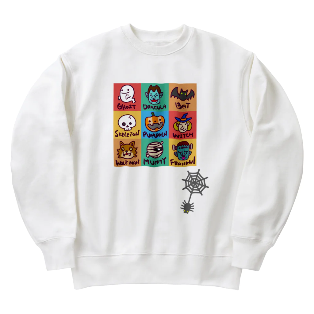 Siderunの館 B2のゆるハロウィン (蜘蛛付き) Heavyweight Crew Neck Sweatshirt