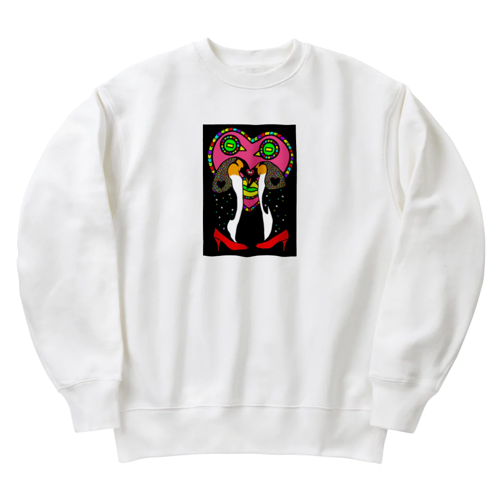 いってらっしゃいボーイのハイヒールペンギン Heavyweight Crew Neck Sweatshirt