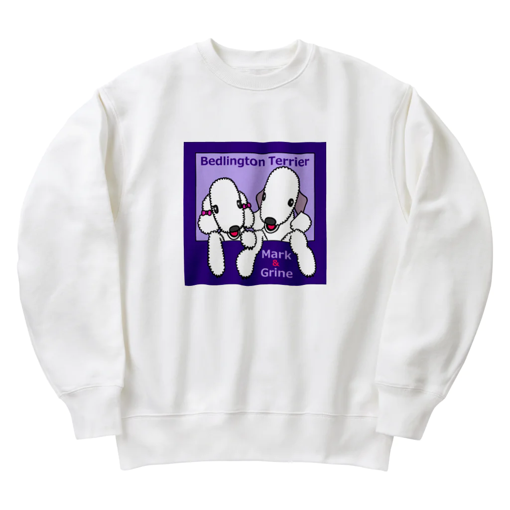 ベドリントンテリアのワホワホショップのmark&grine(オーダー品) Heavyweight Crew Neck Sweatshirt