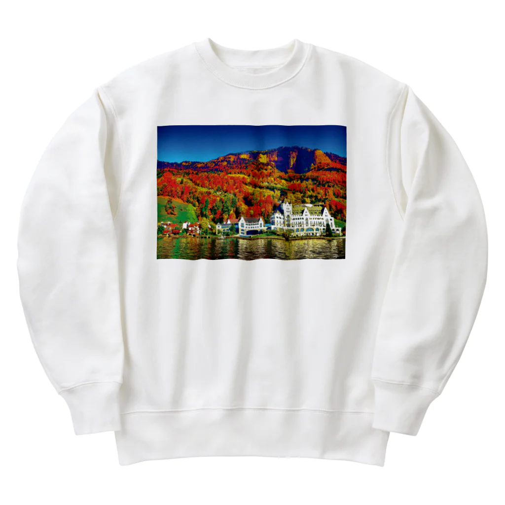 GALLERY misutawoのスイス 秋のヴィッツナウ Heavyweight Crew Neck Sweatshirt