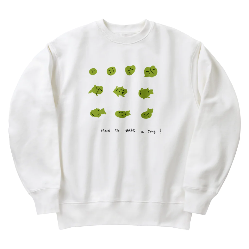 ケケケケロロのhow to make a frog ？ Heavyweight Crew Neck Sweatshirt