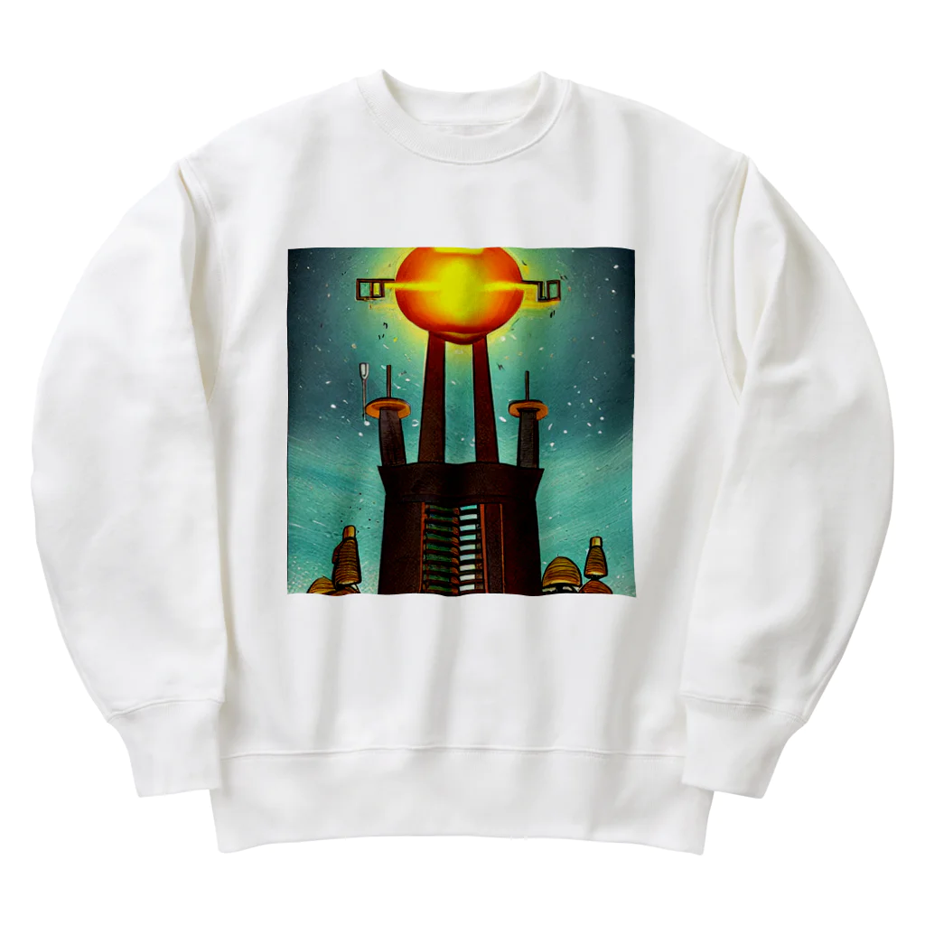 イラストTシャツ【ULTIMATE】の太陽の塔さん Heavyweight Crew Neck Sweatshirt