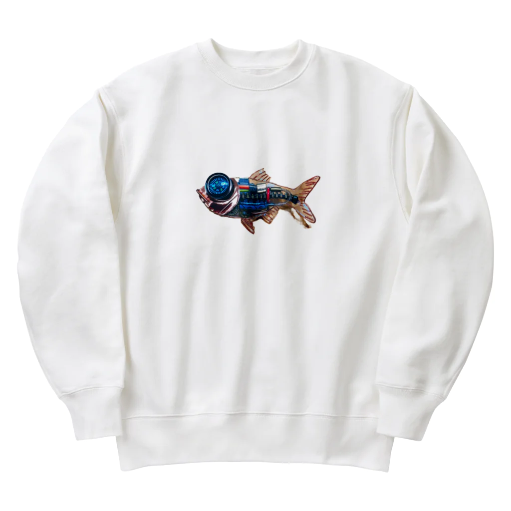 みぃ@新械生物の新械生物キンメダイ Heavyweight Crew Neck Sweatshirt