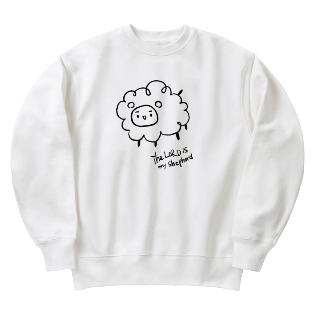 Christian-SheepHouseのThe Lord is my Shepherd Heavyweight Crew Neck Sweatshirt