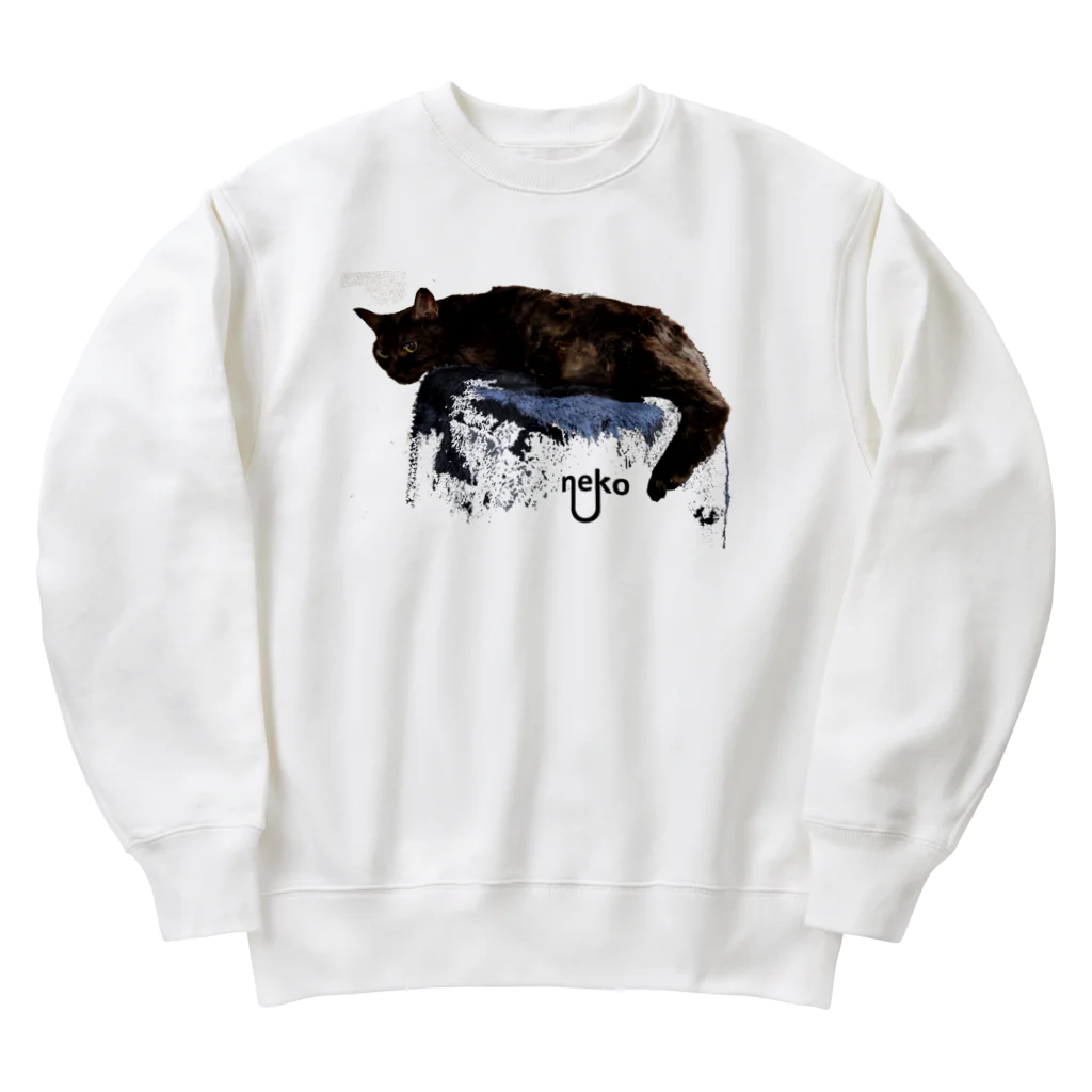 You and me !のあくびちゃん Heavyweight Crew Neck Sweatshirt