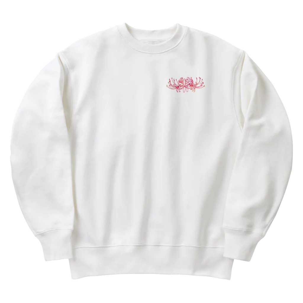 綾錦工房 りこりすの曼珠沙華 - 朧 【黄昏】 Heavyweight Crew Neck Sweatshirt