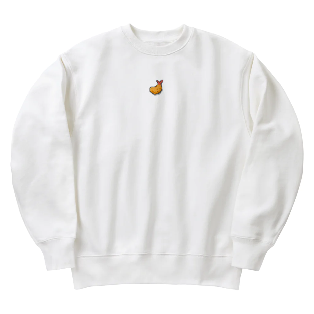 ごきげんアル中の放置された海老フライ Heavyweight Crew Neck Sweatshirt