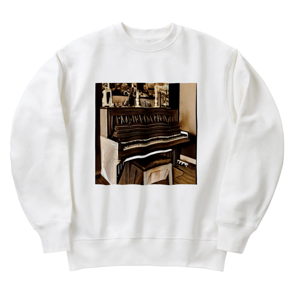 イラストTシャツ【ULTIMATE】のピアノさん ヘビーウェイトスウェット