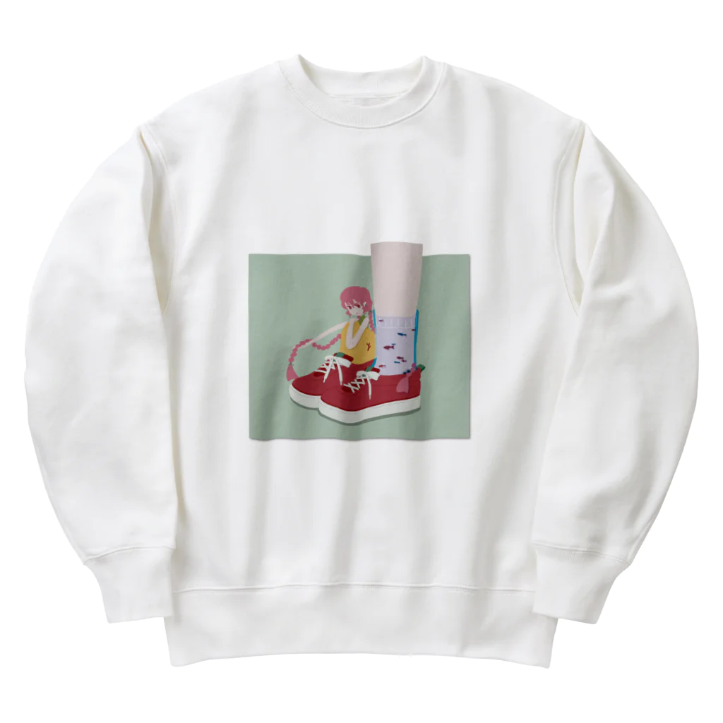 fu-ko_2311のスニーカーの妖精さん Heavyweight Crew Neck Sweatshirt