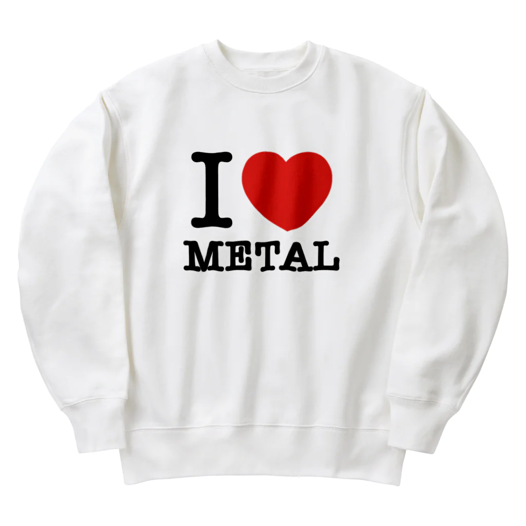 HachijuhachiのI LOVE METAL ヘビーウェイトスウェット