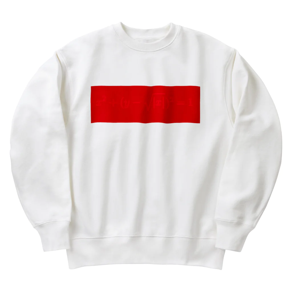 MANEKINEKOの『 ハートの数式 』 Heavyweight Crew Neck Sweatshirt