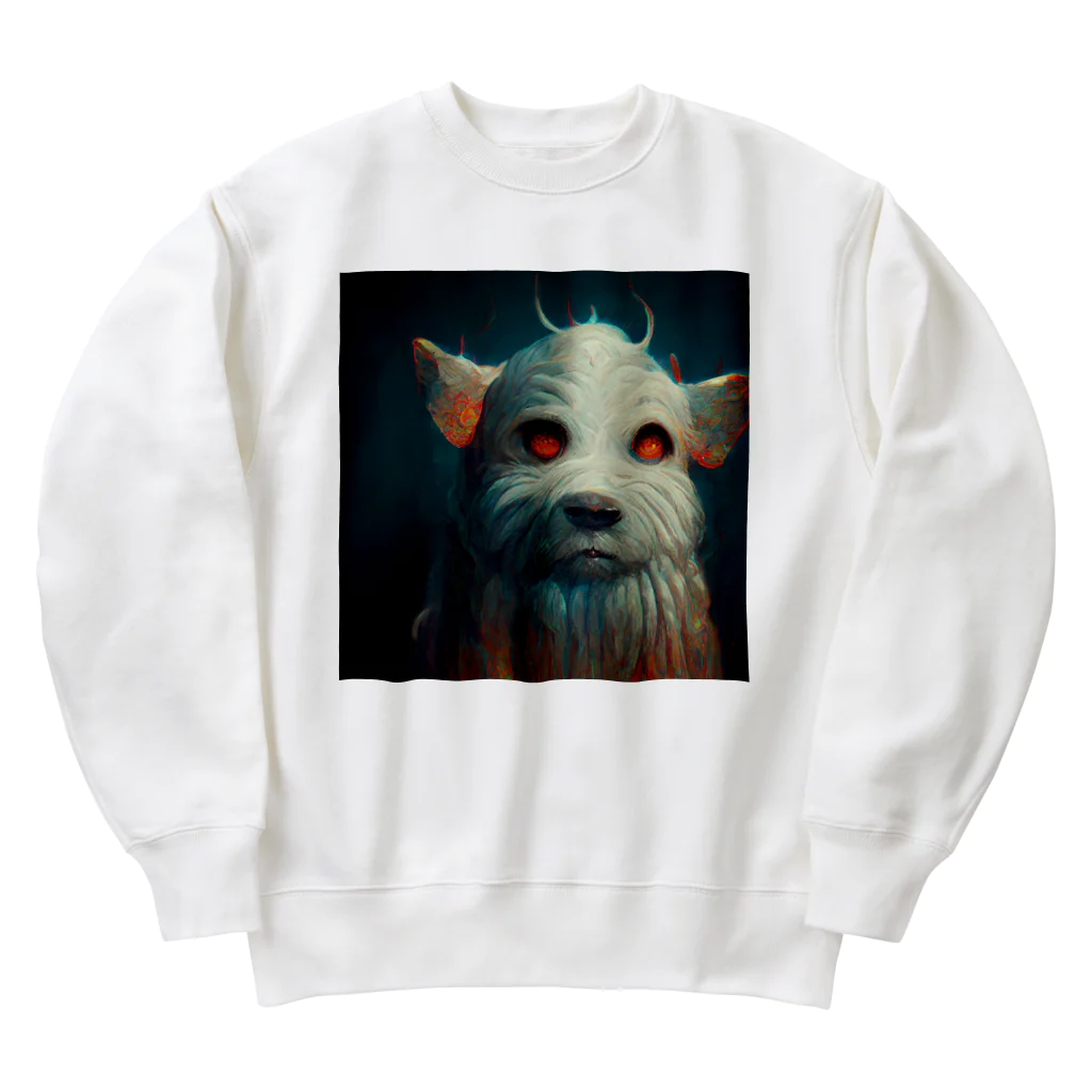 temple t-shirtshopのイヌの神様 Heavyweight Crew Neck Sweatshirt