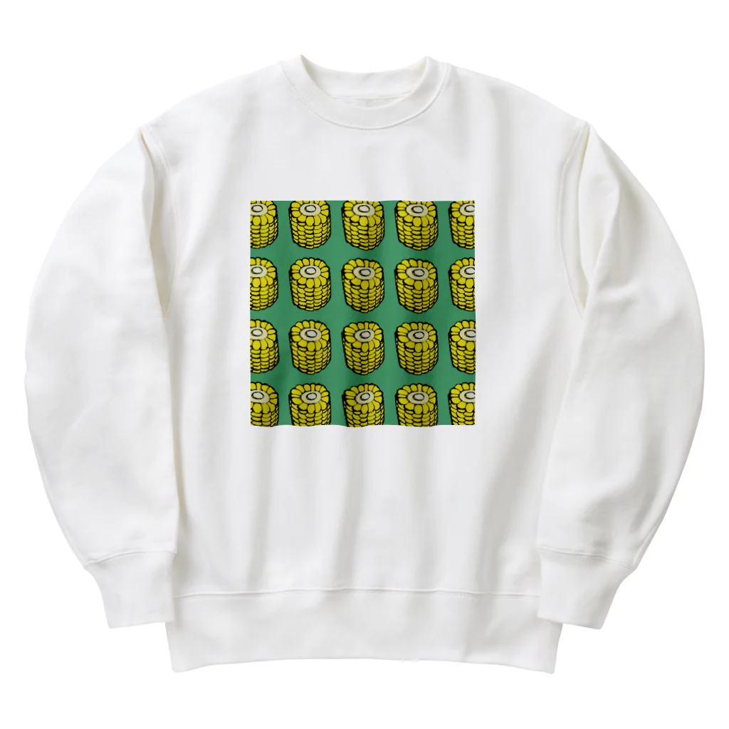 オオサンショウウオのコーンの群れ Heavyweight Crew Neck Sweatshirt