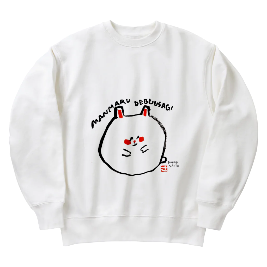 KumasanTOKYOのデブUSAGI Heavyweight Crew Neck Sweatshirt