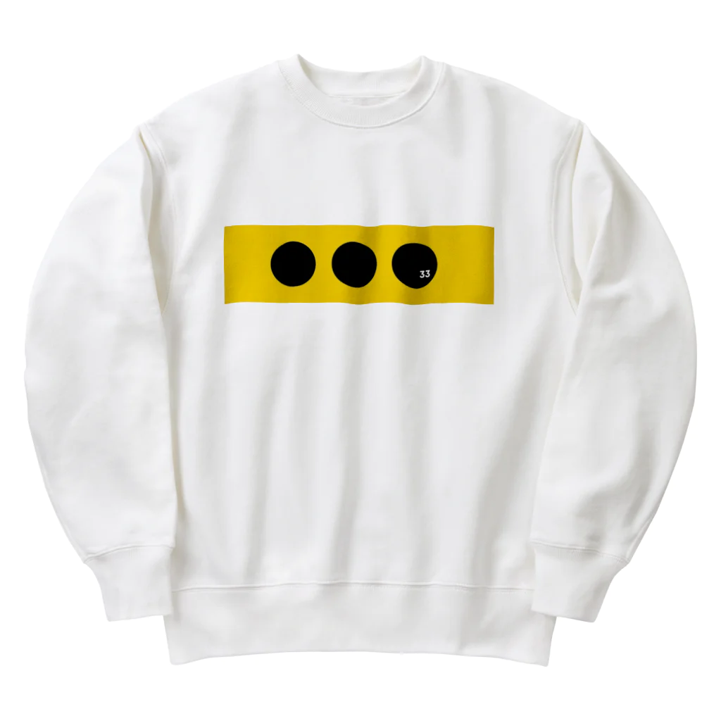 MANEKINEKOの『 33 』 Heavyweight Crew Neck Sweatshirt