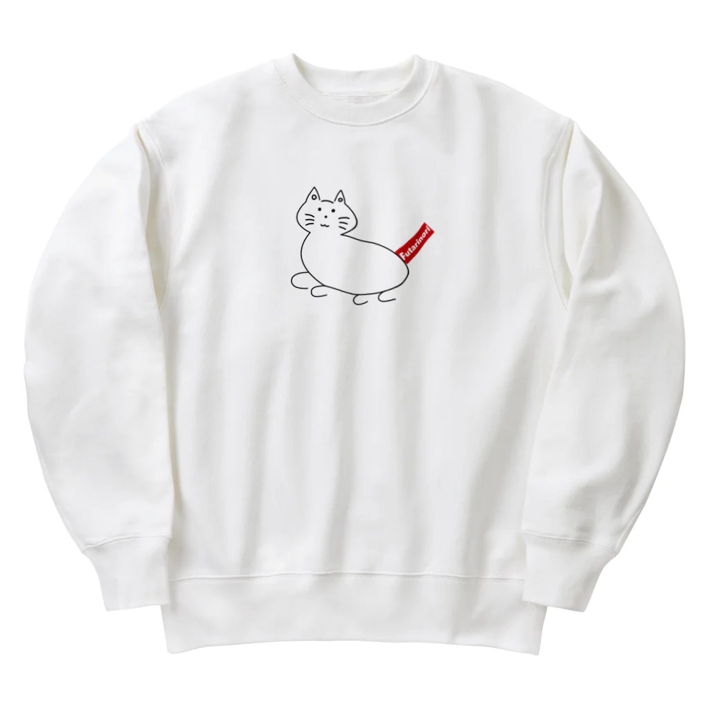 洞田貫りょう🐾化け狸系Vtuberの2人ノリたぬねこ Heavyweight Crew Neck Sweatshirt