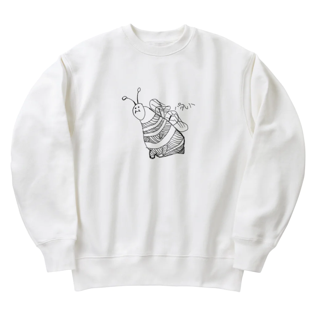 記録のいやハチだろ Heavyweight Crew Neck Sweatshirt