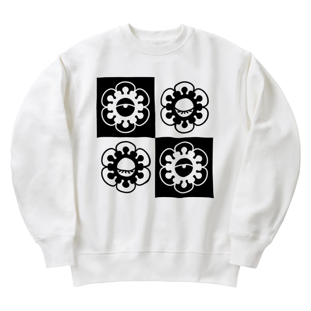 Nagiのモノクロおはなさん Heavyweight Crew Neck Sweatshirt