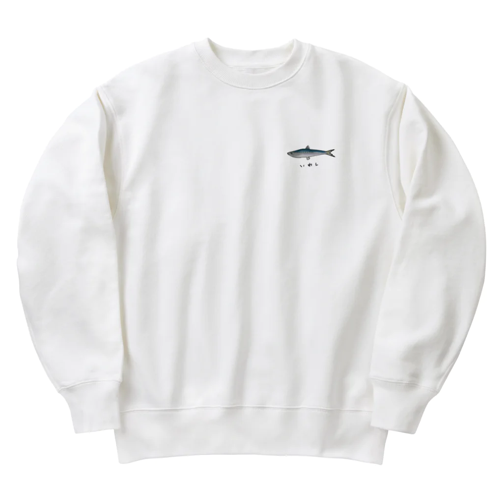 TANTE_Mのいわしの絵 Heavyweight Crew Neck Sweatshirt