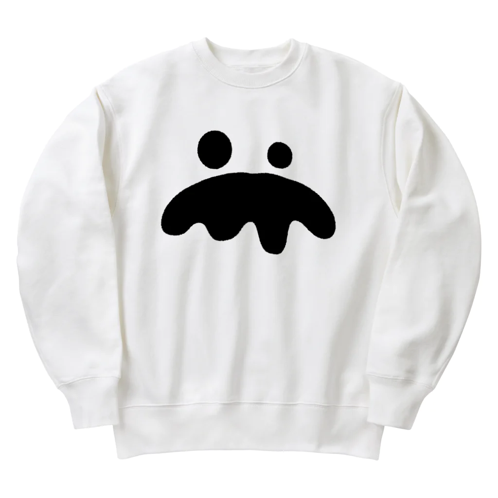 マッハモフモフのハロウィンのおばけ Heavyweight Crew Neck Sweatshirt