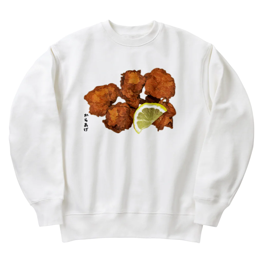 脂身通信Ｚの鶏の唐揚げ（ザンギ）_221016 Heavyweight Crew Neck Sweatshirt