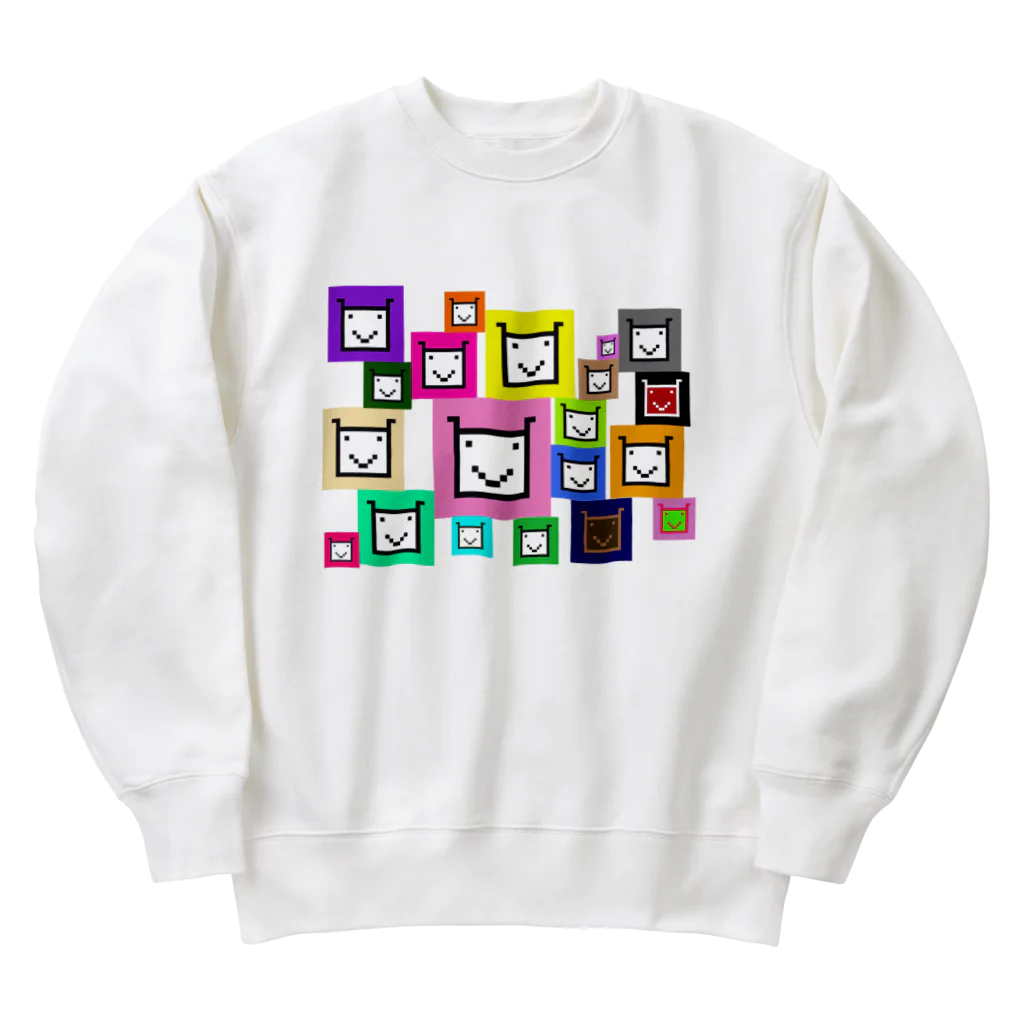 ☆あゆ ころ たろの☆ ハッピーライフの工作たろうオリジナルデザイン Heavyweight Crew Neck Sweatshirt