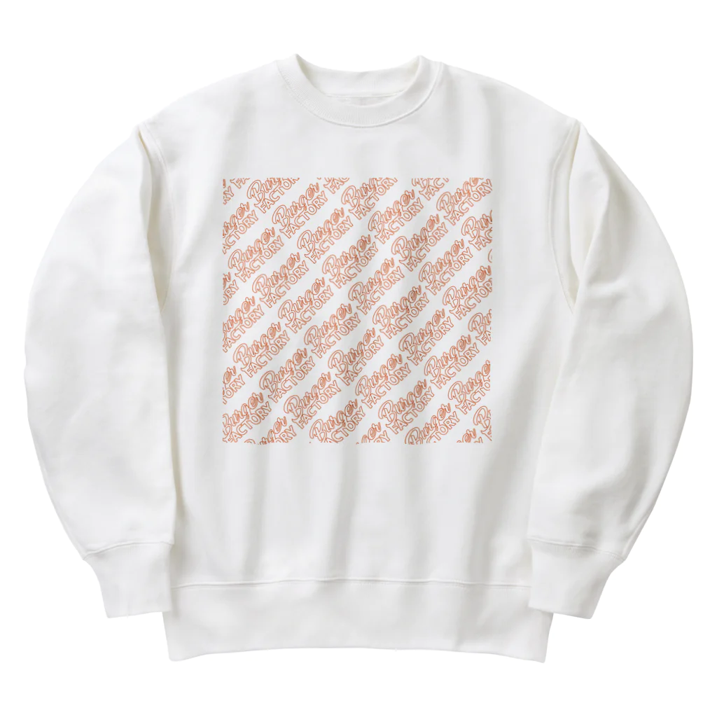 Burger FactoryのOrange LOGO Heavyweight Crew Neck Sweatshirt