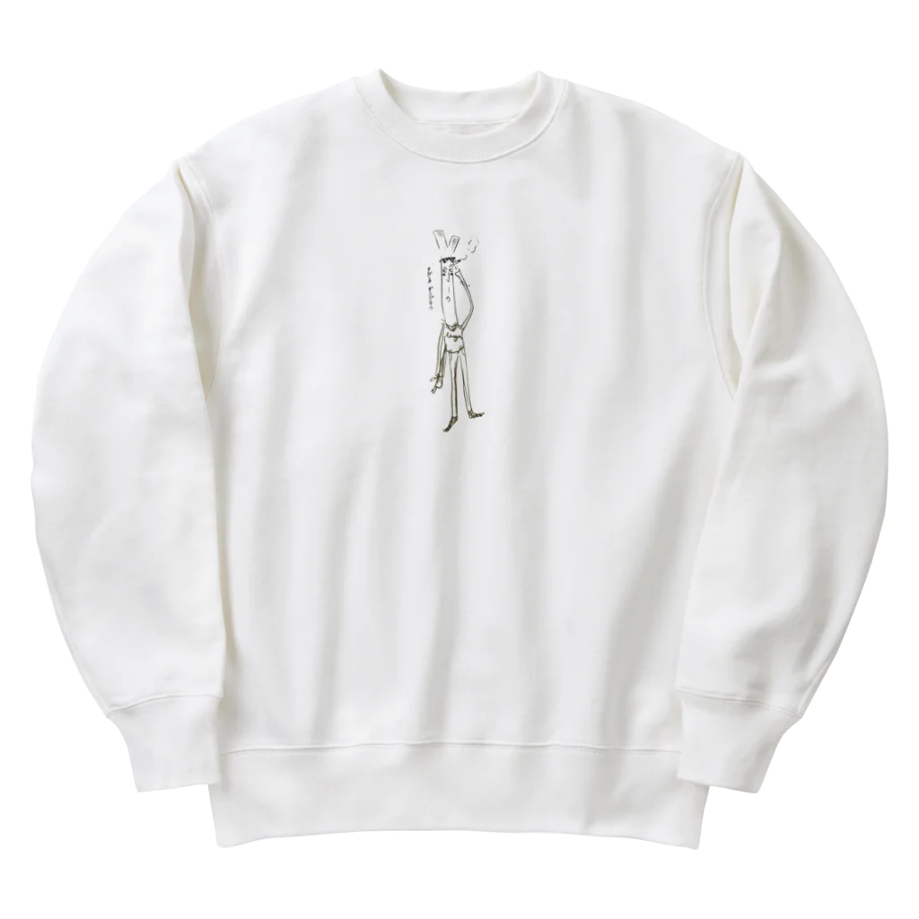 mooの長ネギンジロウ Heavyweight Crew Neck Sweatshirt